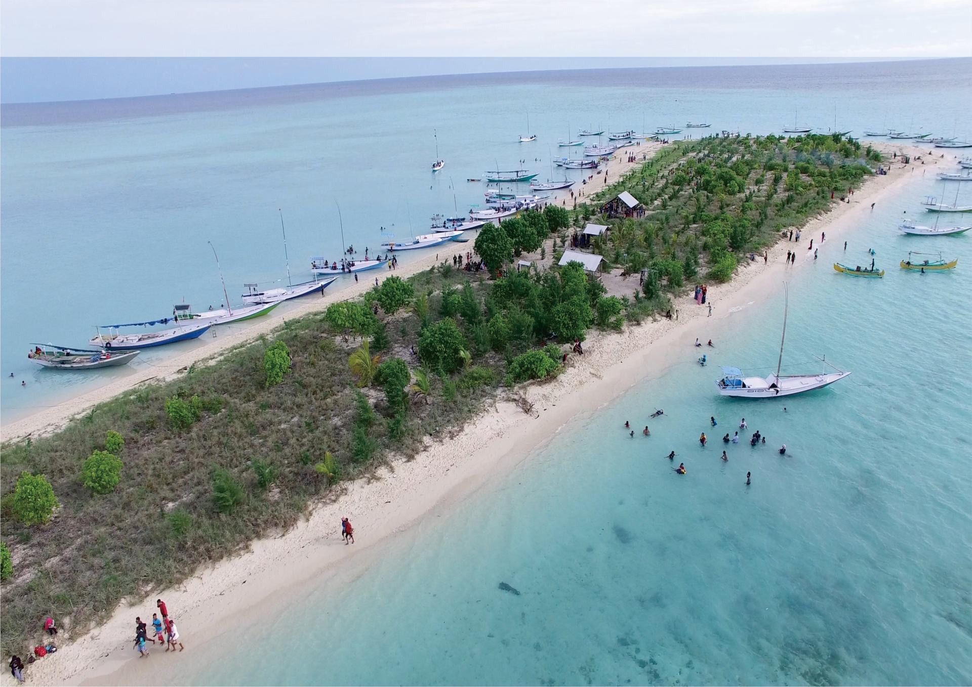 Pulau Noko dari udara